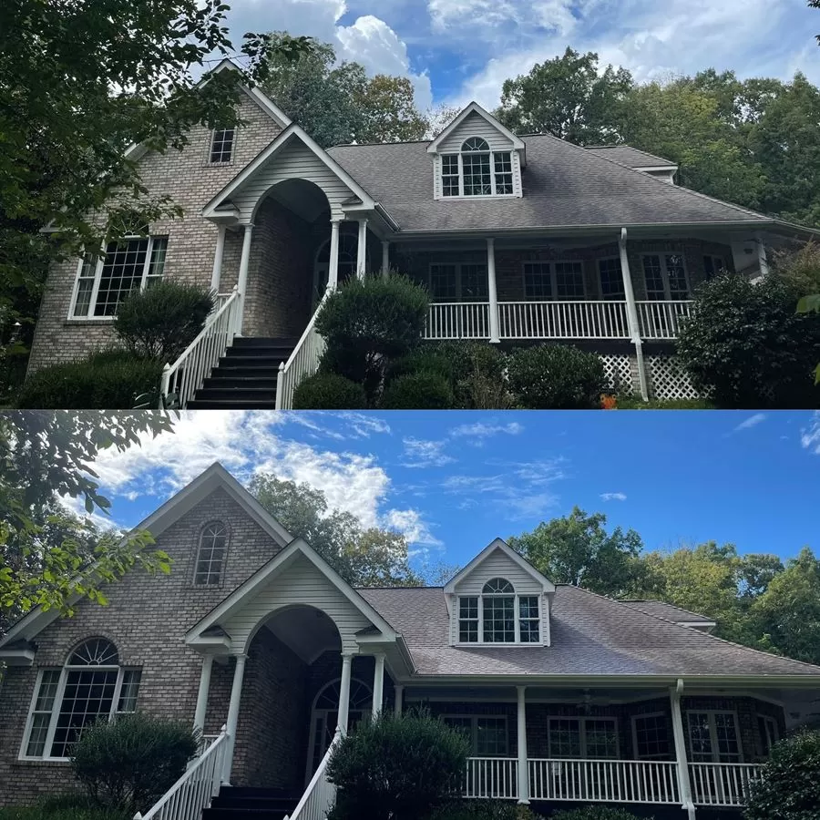 House Washing on Deer Forest Dr. in Greensboro, NC